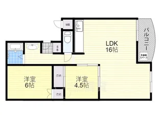 池田マンション【1階】の間取り