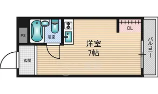 クリア東三国【4階】の間取り