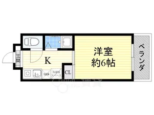 RIGEL岡町【3階】の間取り