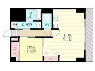 大阪府大阪市淀川区西宮原2丁目【マンション】の間取り