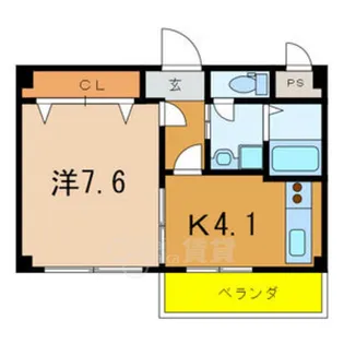 SOUTH【3階】の間取り