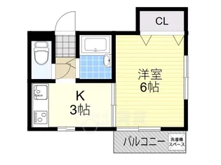 グランドール服部【3階】の間取り