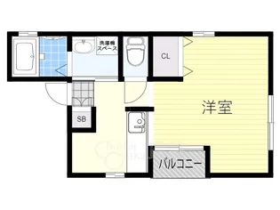 ネオシャイン豊中【2階】の間取り