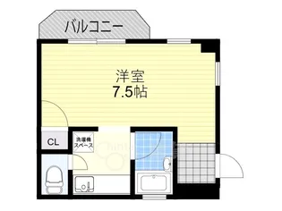 Live Space十三【3階】の間取り