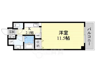 コージィコート桜井【2階】の間取り