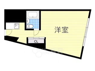 ステュディオ新大阪【9階】の間取り