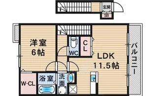 アルカンシエル【2階】の間取り
