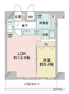 大阪府大阪市淀川区宮原4丁目【マンション】の間取り