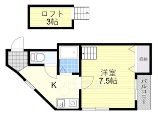 郷原マンション【5階】の間取り