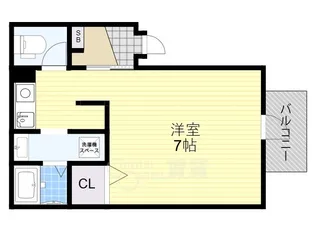 レジア三津屋南【2階】の間取り