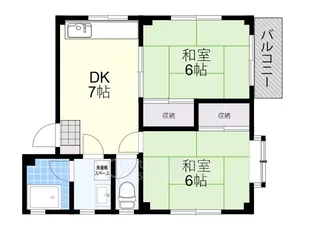 リンク五月が丘【3階】の間取り