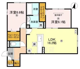 大阪府吹田市山田東4丁目【アパート】の間取り