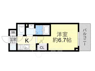 エスリード ザ・グラン大阪ノース【11階】の間取り