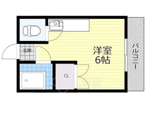 1Rの間取り画像