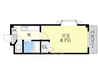 大阪府吹田市千里山東1丁目【マンション】の間取り