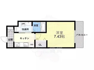 エルプレイス千里中央【1階】の間取り
