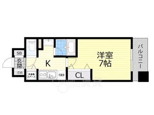 アーデン江坂【8階】の間取り