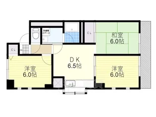 アイムオーツー【4階】の間取り