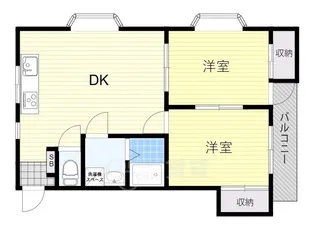 ヴェールアッシュ2【1階】の間取り