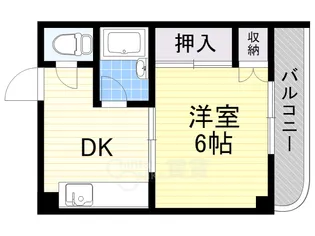 プルシャン桜井【4階】の間取り