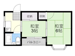 T.Kコーポ【4階】の間取り