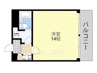 シティヒルズウオアサ【5階】の間取り