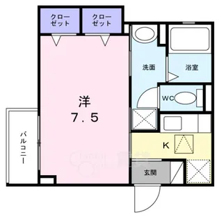 コンテ石橋【2階】の間取り