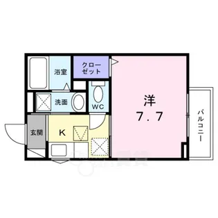 コンテ石橋【1階】の間取り