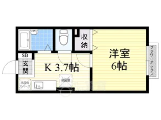 コーポハイム【2階】の間取り