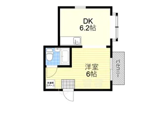 大阪府摂津市三島2丁目【マンション】の間取り
