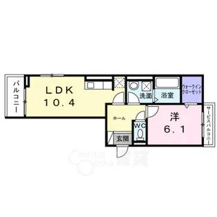 ミルト【3階】の間取り