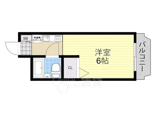 エクセレント箕面【4階】の間取り