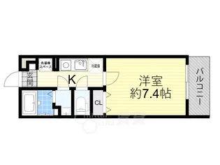 グレース石橋【1階】の間取り