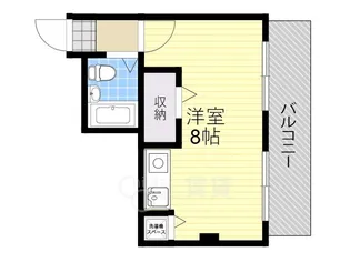 クレール若竹【2階】の間取り