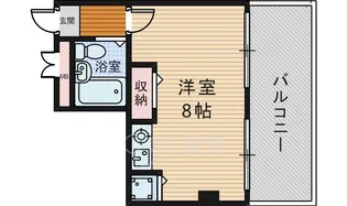 クレール若竹【2階】の間取り