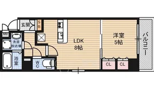 セントロイヤルクラブ新大阪【7階】の間取り