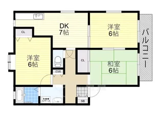 パーシモンハウス2 F棟【2階】の間取り