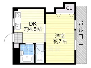 大阪府吹田市広芝町【マンション】の間取り