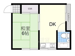 MSハイツ【2階】の間取り