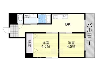 新大阪第1ハイツビル【7階】の間取り