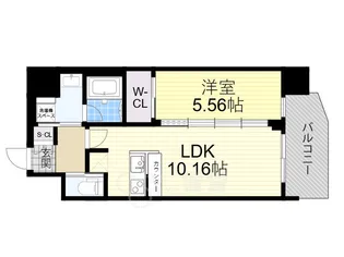大阪府大阪市淀川区木川西2丁目【マンション】の間取り