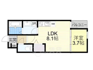 Maison Nouille【1階】の間取り