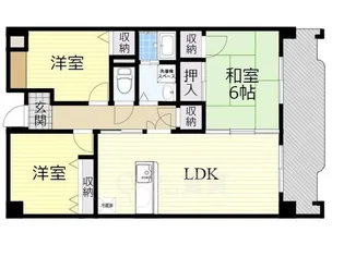 ヴェルドミール桃山台【5階】の間取り