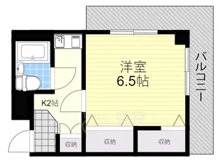 ハイツ菩提樹【2階】の間取り
