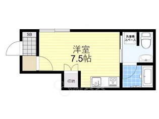 大阪府吹田市日の出町【テラスハウス】の間取り