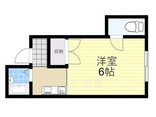 千里山西コーポ【3階】の間取り