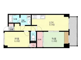 大阪府大阪市東淀川区豊里6丁目【マンション】の間取り