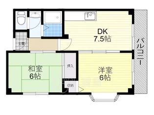 センチュリー桜塚【2階】の間取り