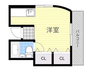 プランドール茨木【5階】の間取り