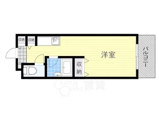カースル安田【3階】の間取り